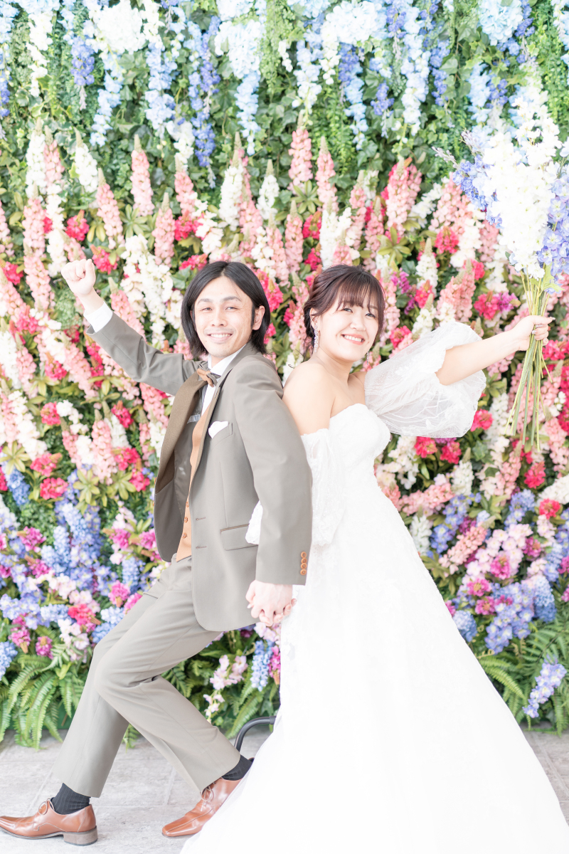 壁一面のルピナス❁