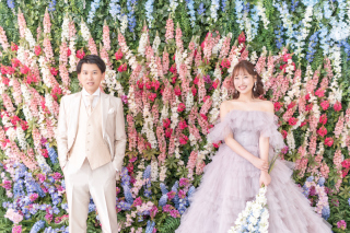 カラードレスで撮影♪　＊洋装1着　スタジオ撮影プラン＊