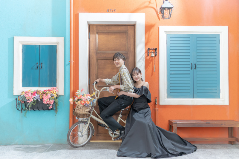 自転車に乗って♪