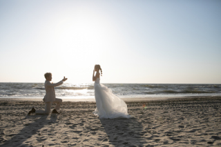 いなげの浜＆見浜園　充実のロケフォトウェディング　＊洋装＆和装　ロケ2着プラン＊
