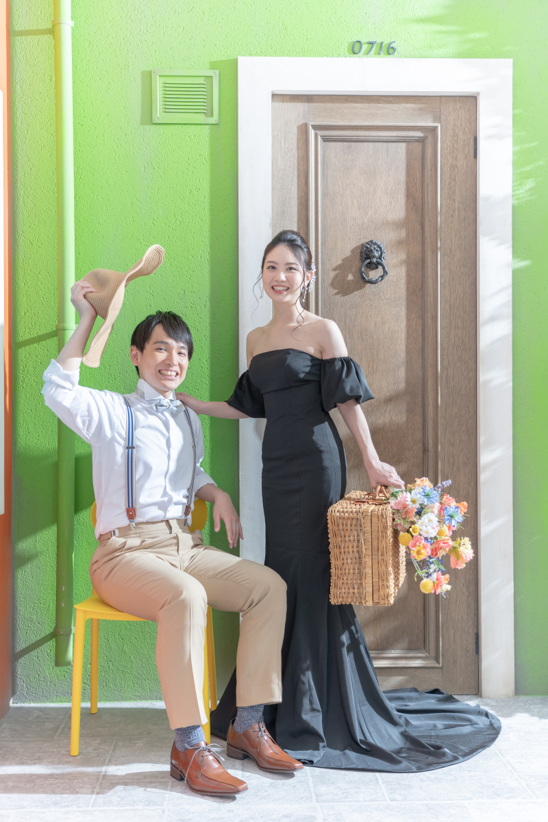 壁面を変えて、POPな雰囲気に