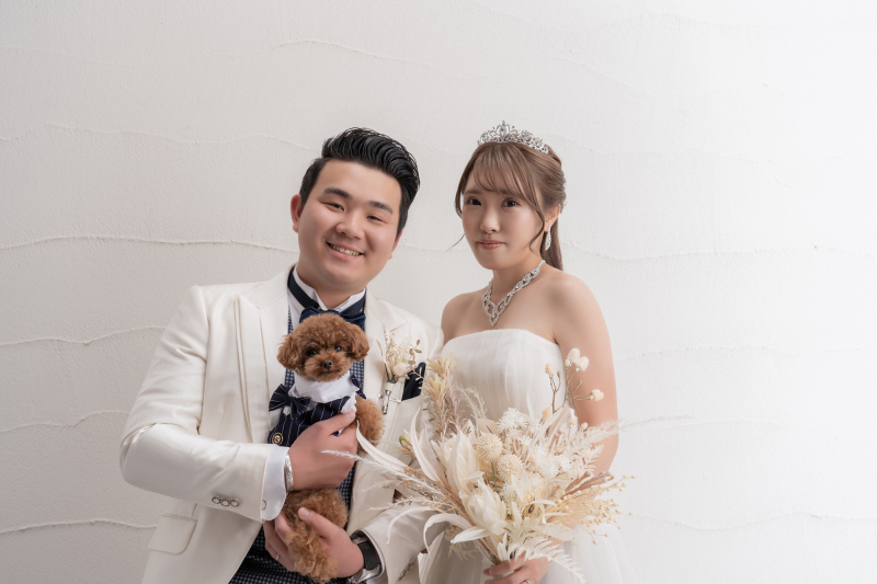  愛犬との撮影もできるスタジオ！