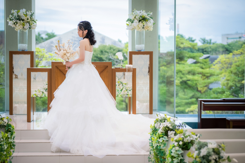 ご新婦様のバックショット