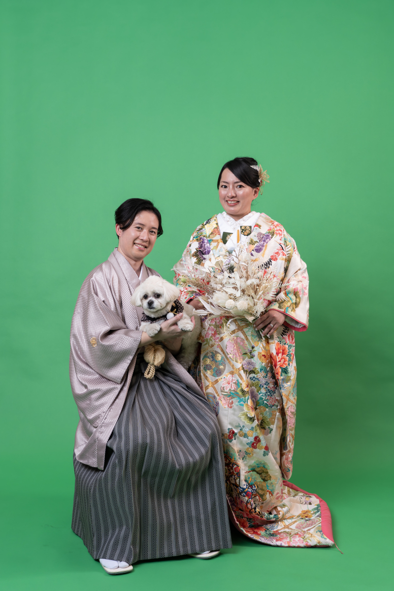 グリーンのバックスクリーン!