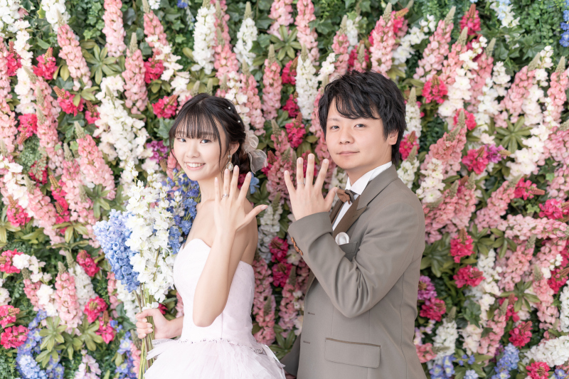 指輪のお披露目