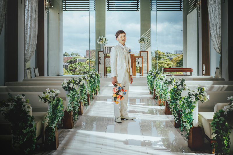 ご新郎様ソロショット