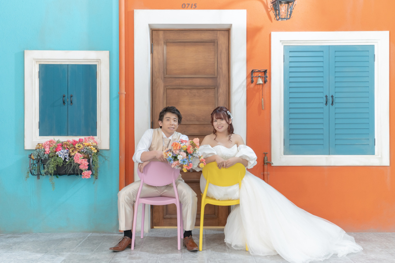 和装も洋装も♪ ~スタジオ和装&洋装2着プラン~