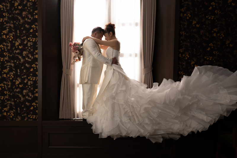 トレーンをふわりと・・