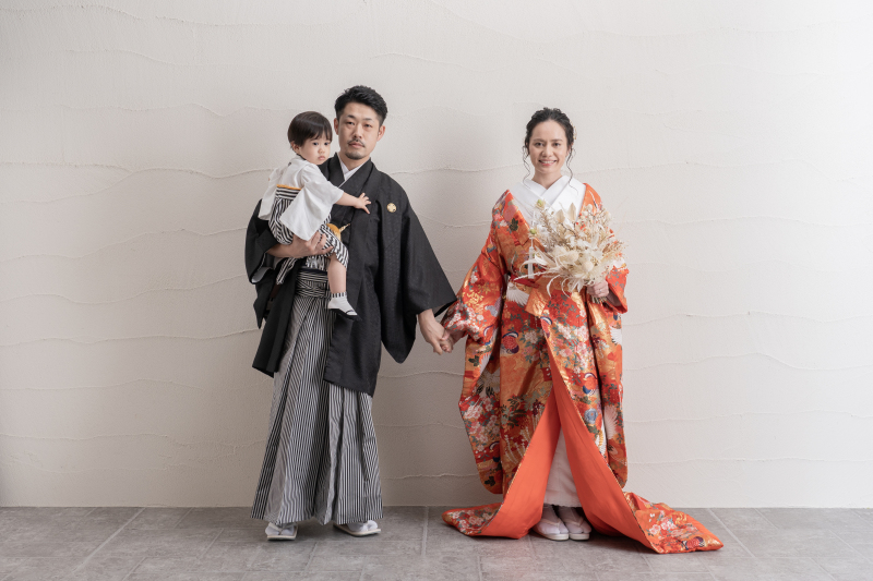家族揃って和装スタイル♪