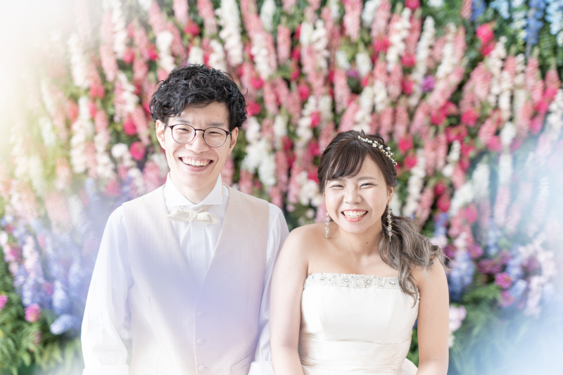 慣れてきたご様子で素敵な笑顔