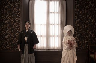 白無垢には綿帽子を　＊洋装＆和装　スタジオ2着プラン＊