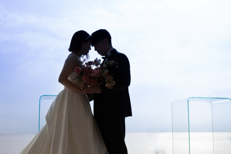 シルエット風ショット