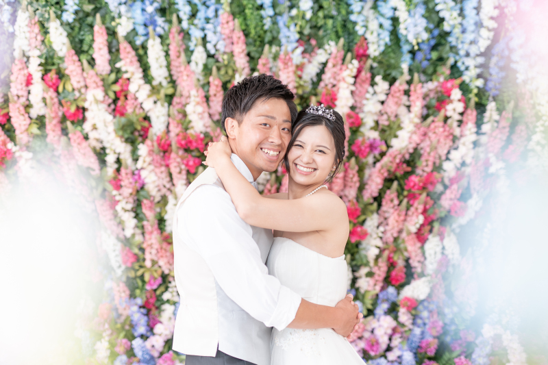 笑顔あふれるウェディングフォト♪　＊洋装1着　スタジオ撮影プラン＊