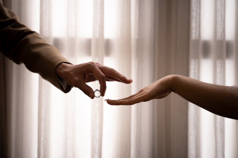 指輪もおしゃれに♪