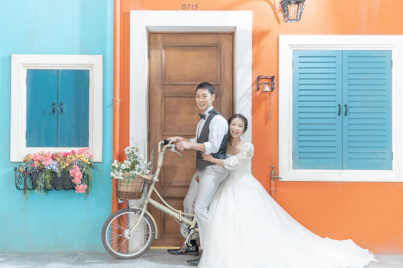 自転車に乗って♪