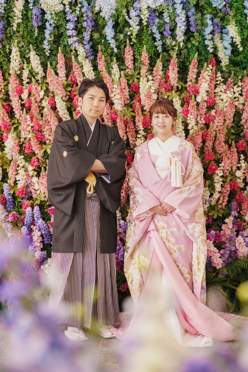 立ち姿も華やかに