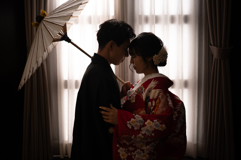 おふたり寄り添いながら