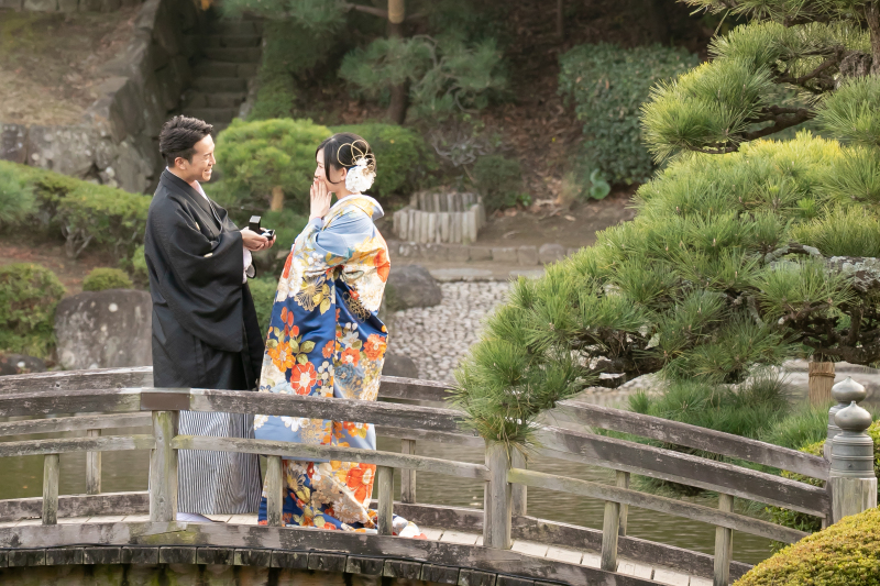 太鼓橋でのプロポーズ・・♡
