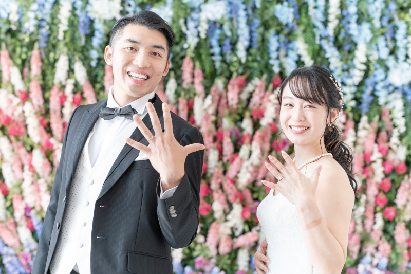 指輪のお披露目