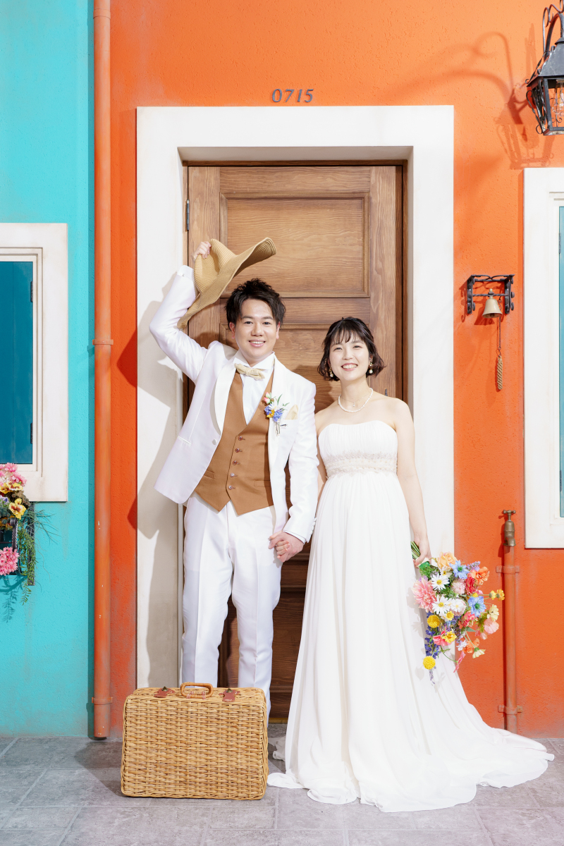 ポージング上手なご新郎様