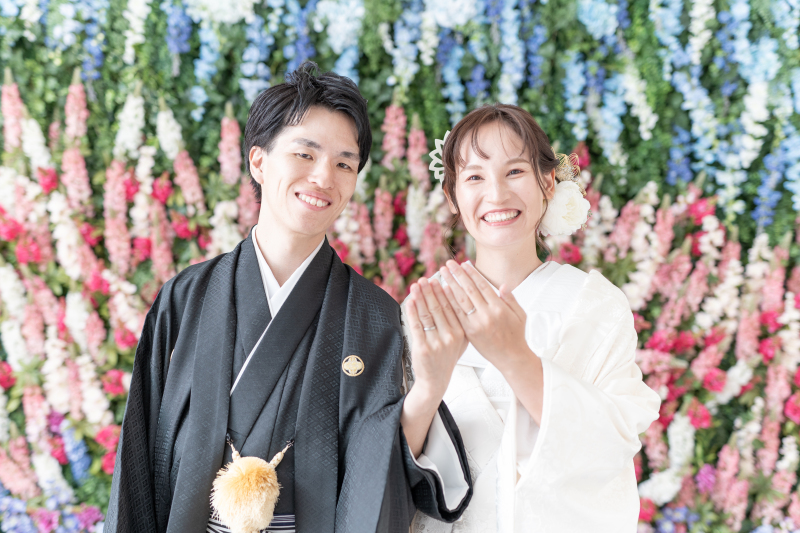 指輪のお披露目!