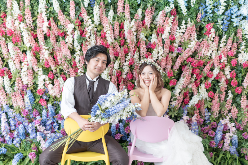 笑顔いっぱいの特別な一日に　＊洋装＆和装 スタジオ２着プラン＊