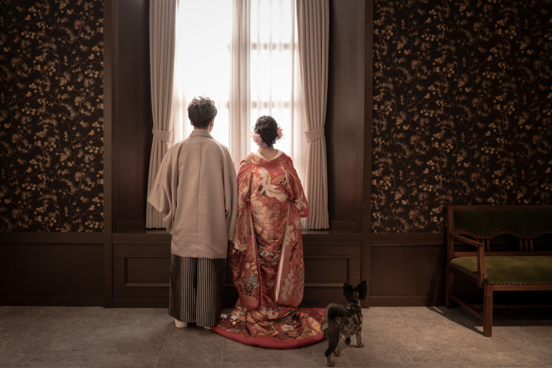 かわいい後ろ姿も