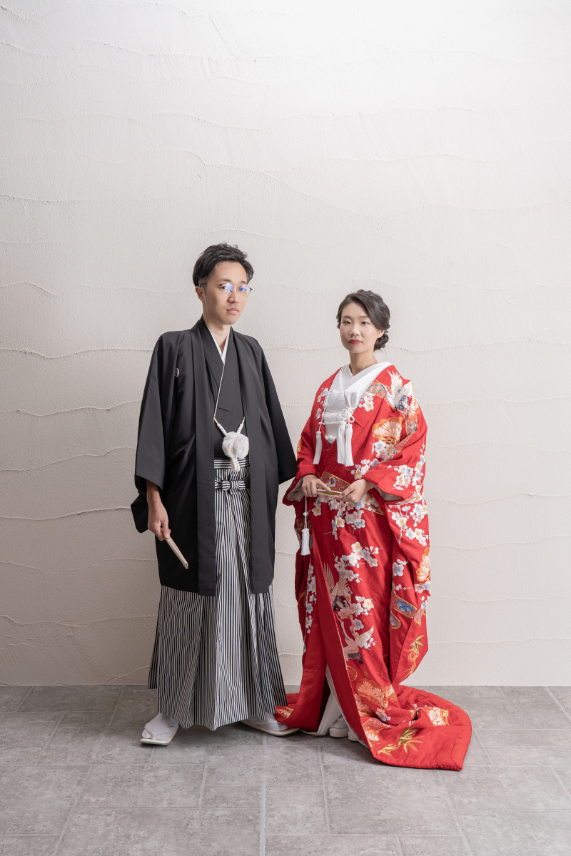 和装から撮影スタートです!