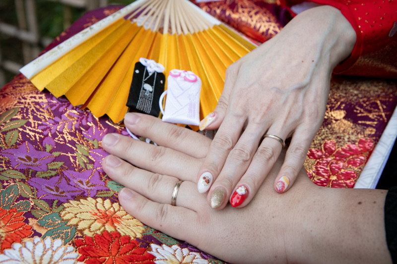 夫婦守りと一緒に