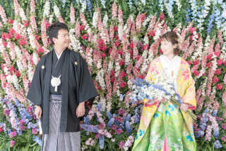 笑顔いっぱいのWedding Photo　＊洋装＆和装　スタジオ2着プラン＊