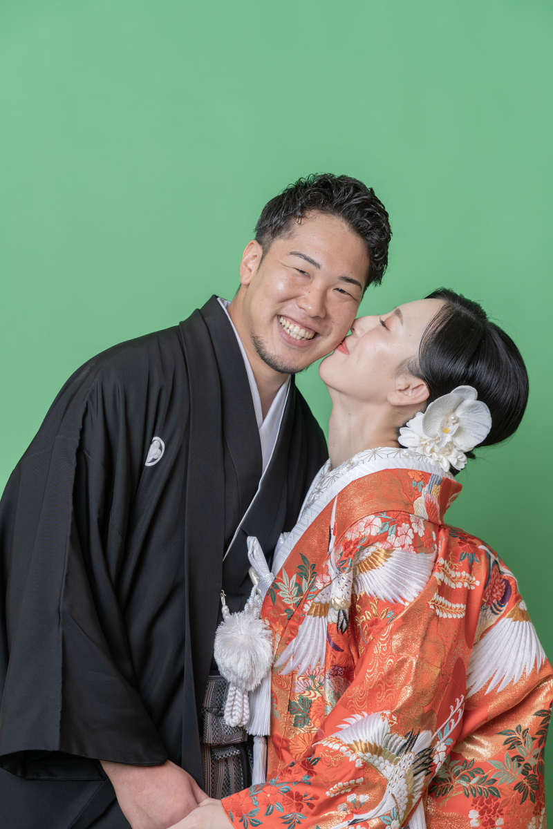 ほっぺに・・♡