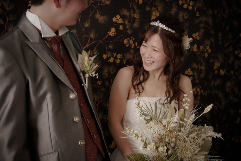 自然なおふたりの瞬間を