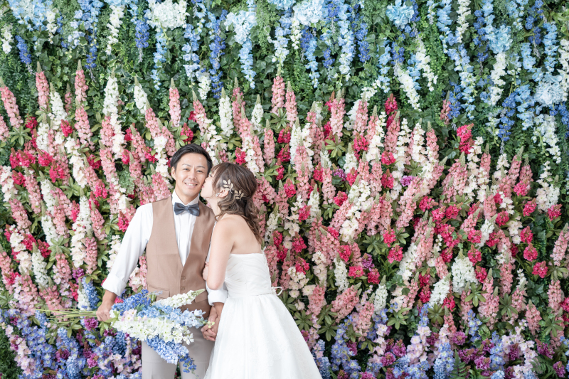 テカポ湖　ルピナスに囲まれて