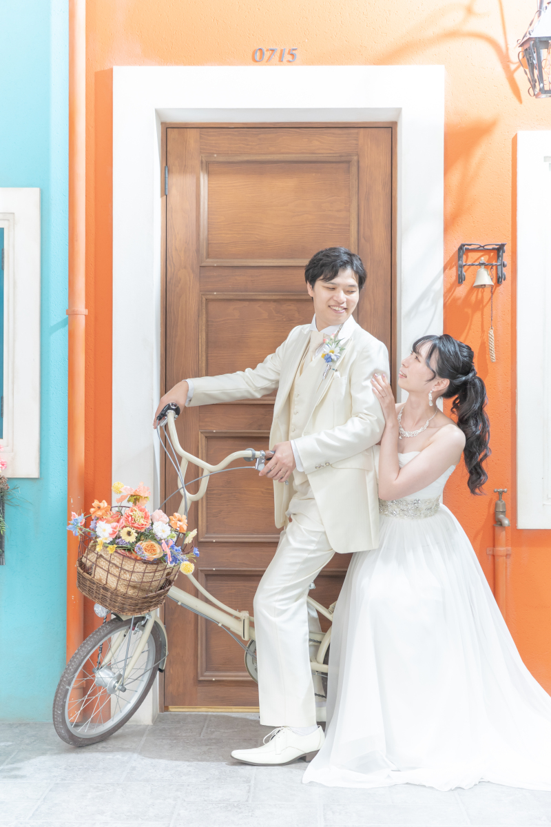 ドレスに着替えてイタリアに!