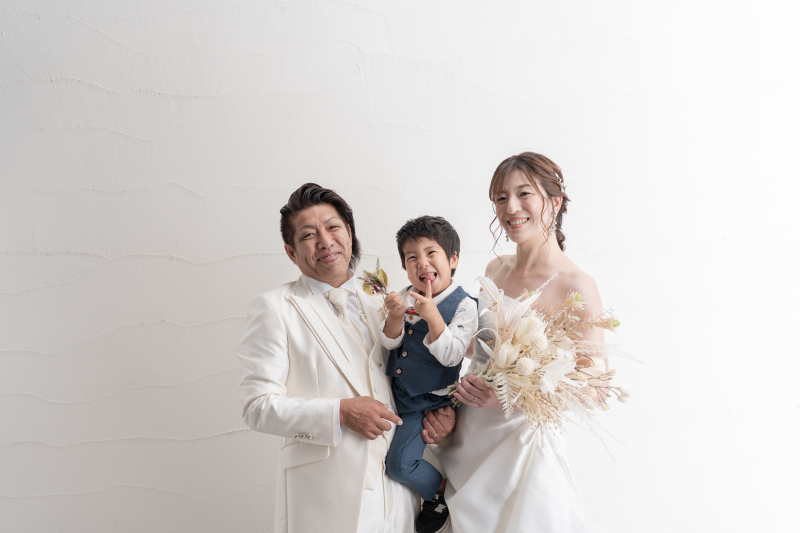家族3人でのファミリーフォトの始まり！