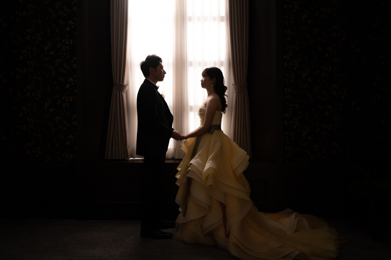 シルエット風ショット