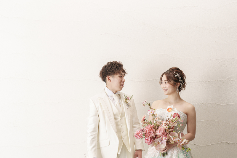 お互いのお顔を見てにっこり