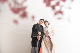 ご入籍日のWedding Photo♪　＊洋装＆和装　スタジオ2着プラン＊