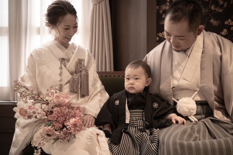 かわいい紋付袴♪