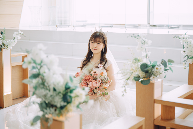 新婦様の可憐なソロショット♡