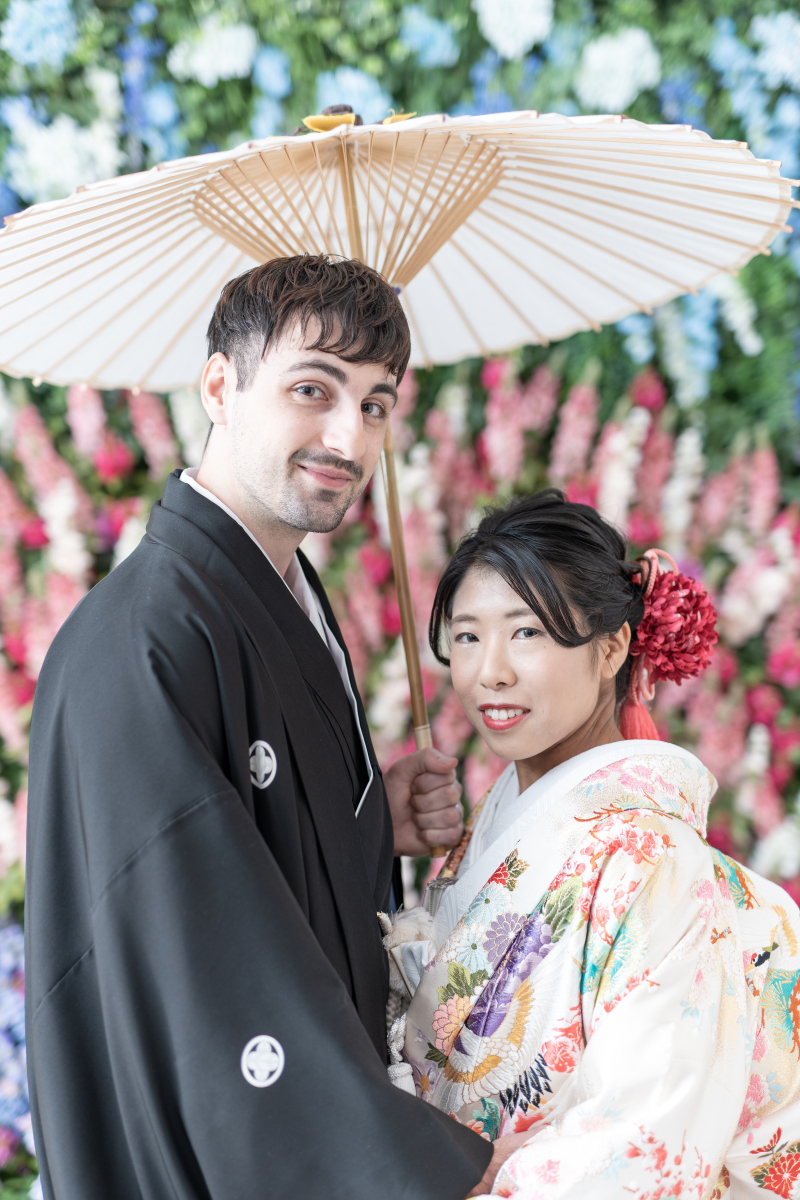 ルピナスの花壁