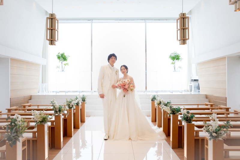 手を取り合って迎える永遠の瞬間♥