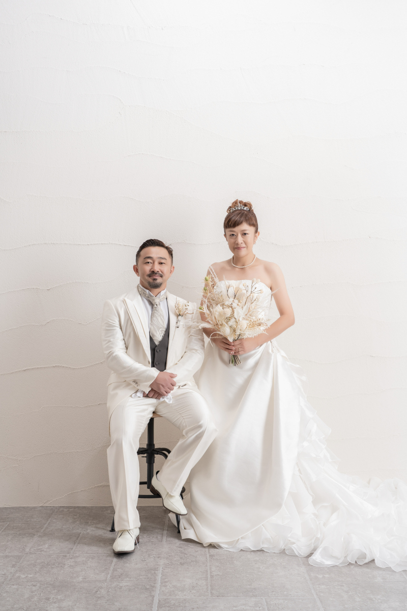 キリっとした一枚も