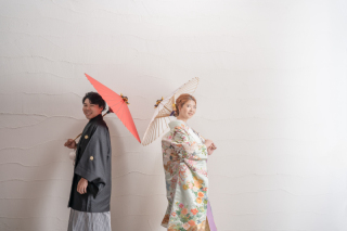 和装も洋装も♪　スタジオ2着プラン