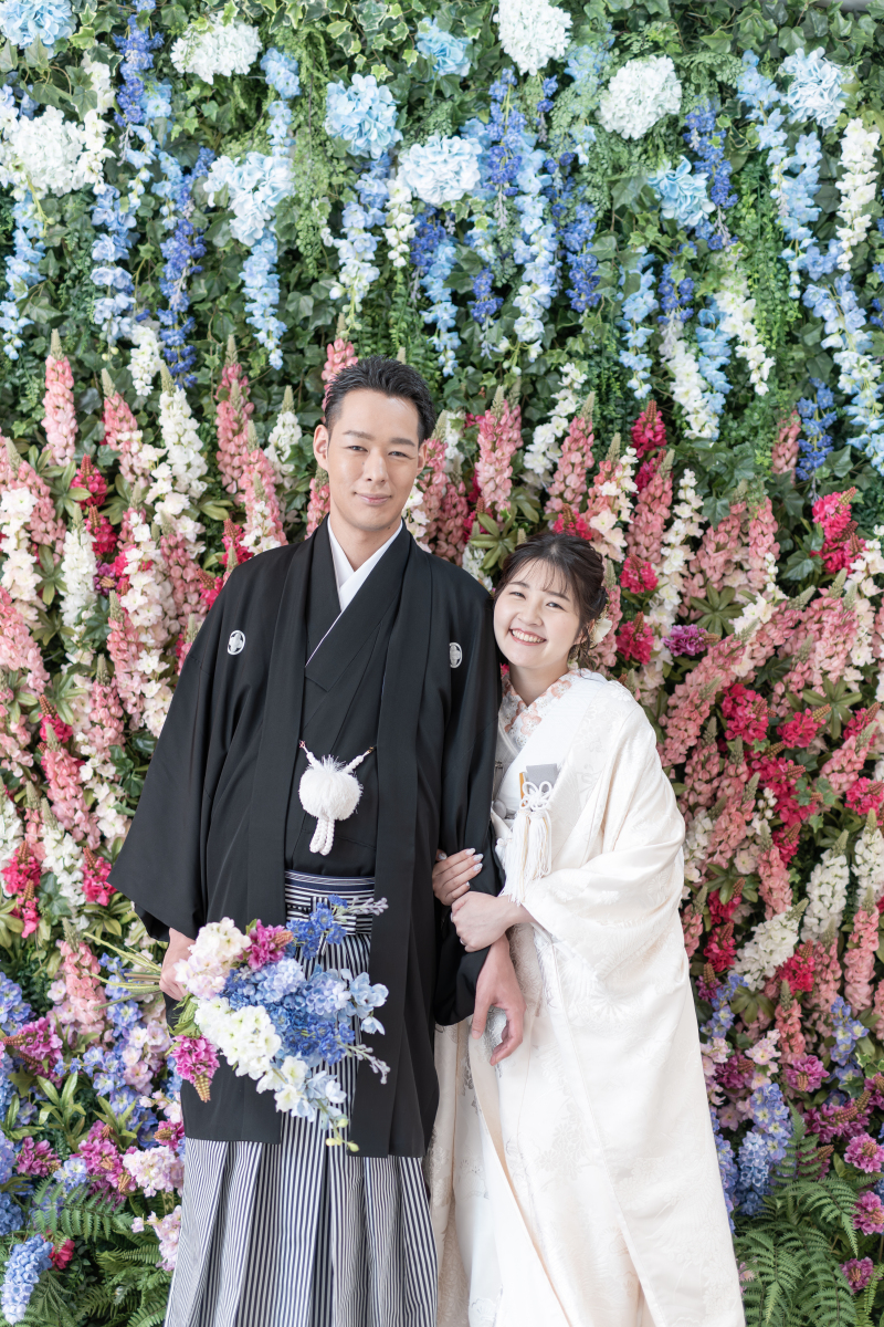 仲睦まじい姿を