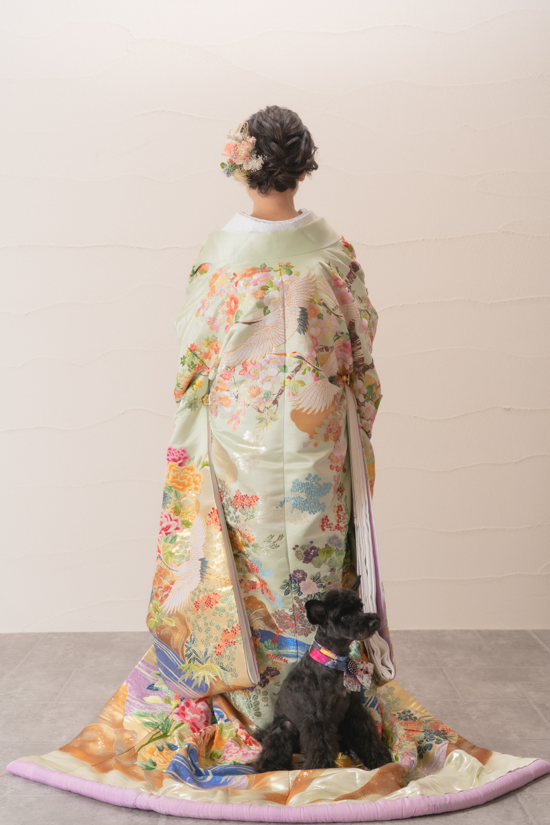 色打掛もオシャレに撮影