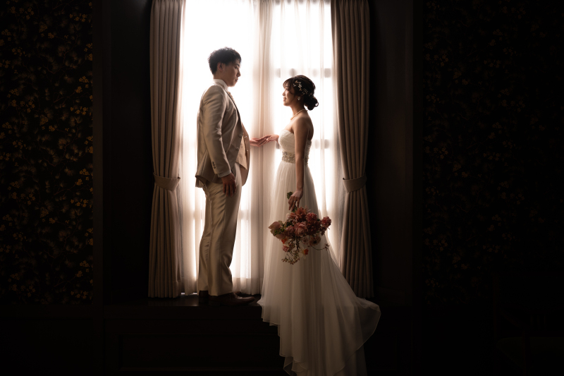 シルエット風ショット