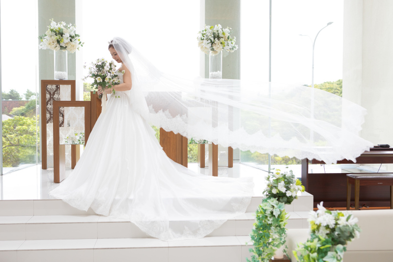 ご新婦様のソロショットも♡