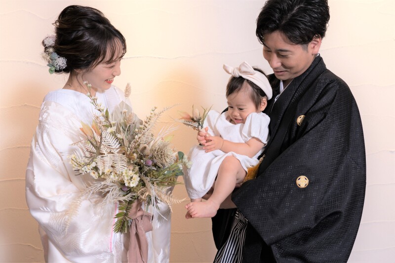 家族と過ごすフォトウエディング