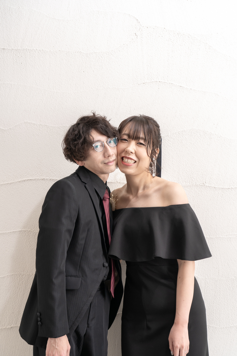 笑顔のショットも♡